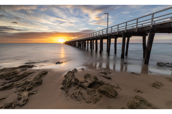 <p>3rd - B Grade: Open Digital - Sunrise at Point Lonsdale <small>© Allan Williams</small></p>
