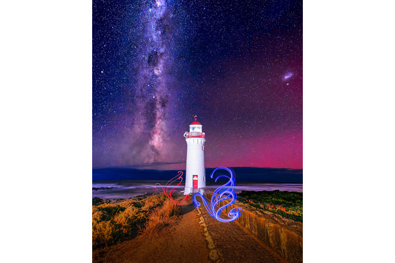 <p>1st - A Grade: Set Print - Painting the Lighthouse <small>© Ian Street</small></p>

