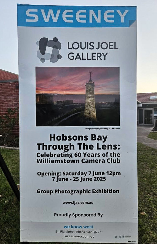 Williamstown Camera Club Exhibition Board
